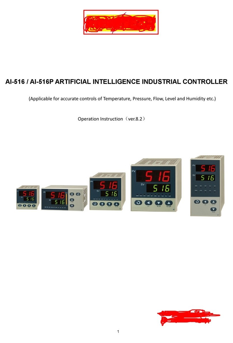 Yudian AI-516 operation instruction
