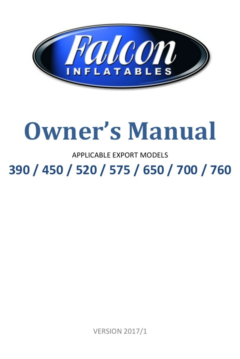 Falcon Inflatables 390 owner's manual