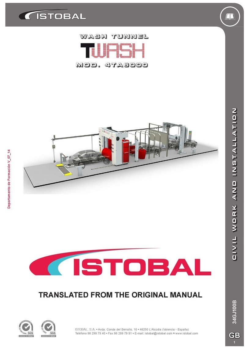 istobal Twash 4TA6000 CIVIL WORK AND INSTALLATION