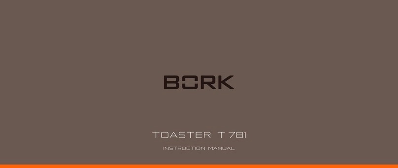BORK T 781 instruction manual