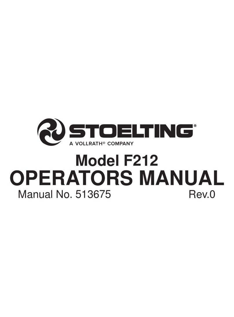 Vollrath Stoelting F212 User manual