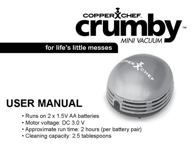 Copper Chef Crumby CRB-CC user manual