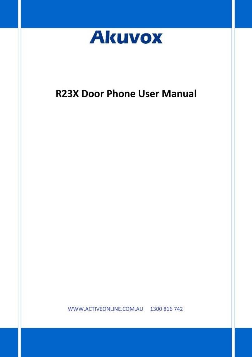 Akuvox R23X user manual