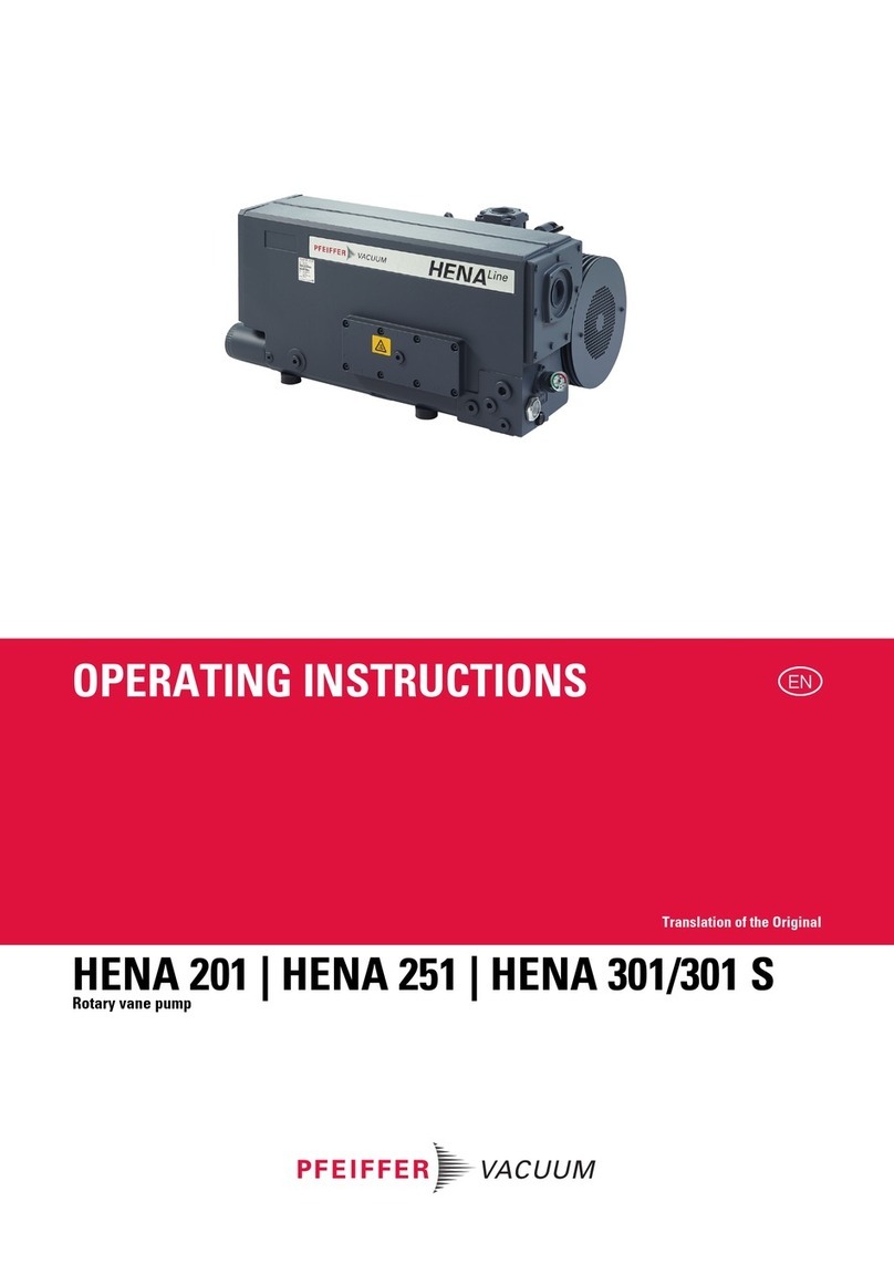 Pfeiffer Vacuum HENA 201 operating instructions