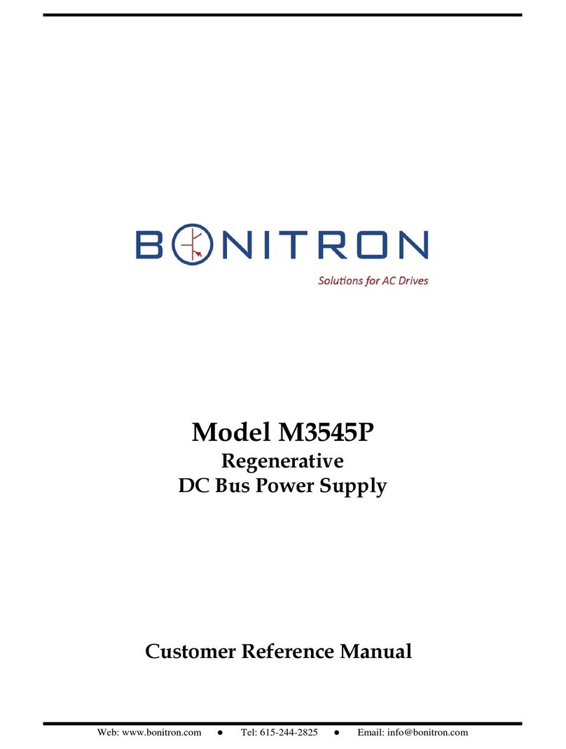 bonitron M3545P Reference manual bonitron M3545P Reference manual