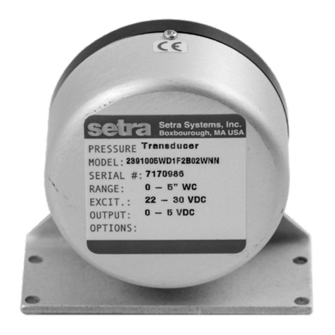 Setra Systems 204 User manual