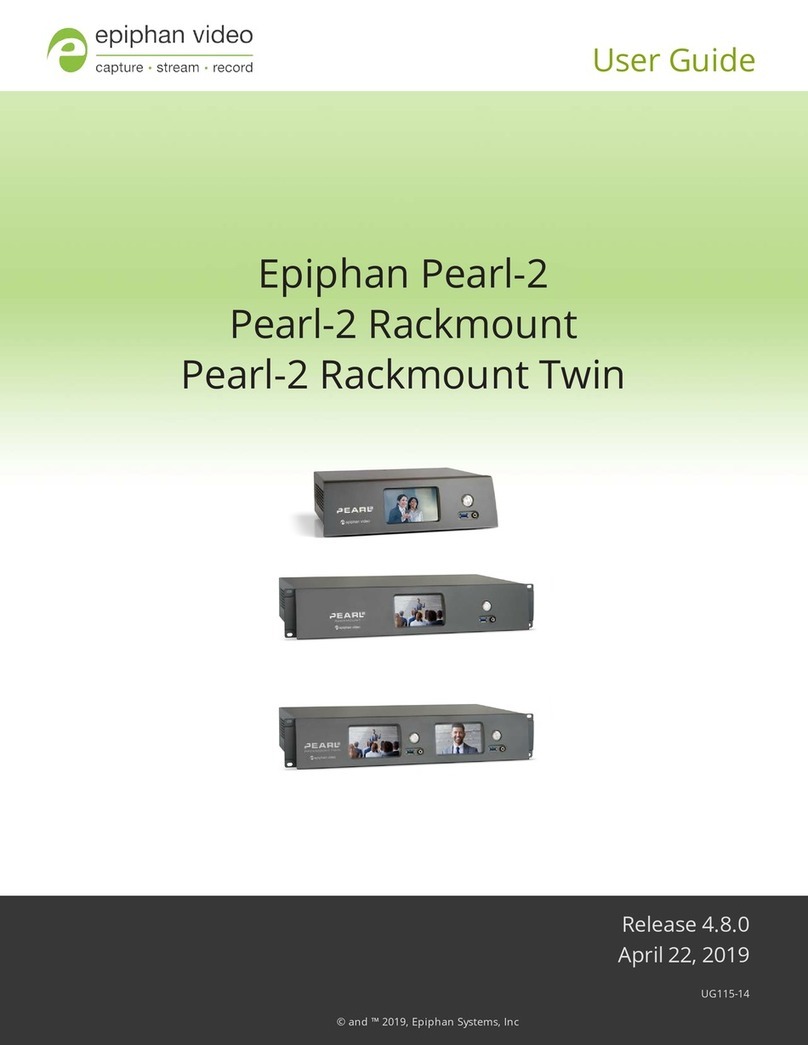 epiphan Pearl-2 Rackmount user guide