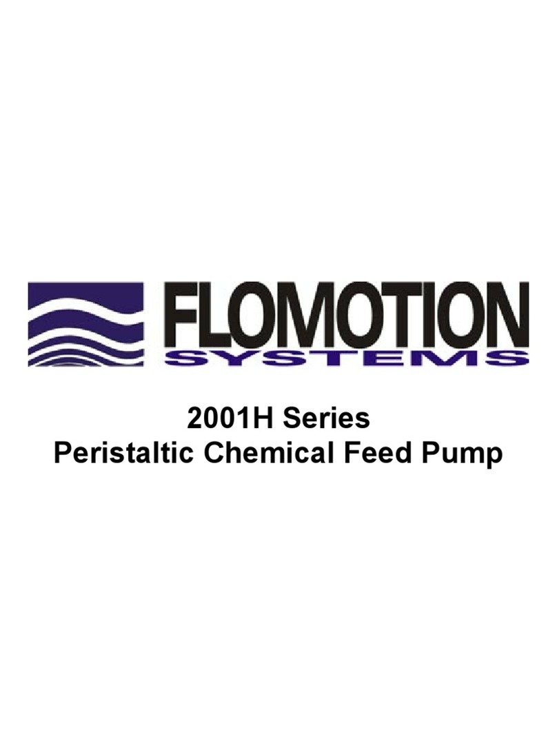 Flomotion Systems 2001H Series Installation and operation manual