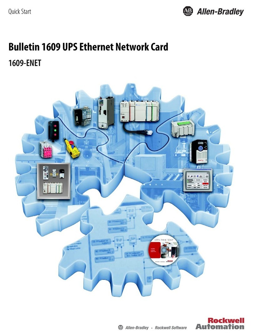 Rockwell Automation Allen-Bradley 1609-ENET quick start Rockwell Automation Allen-Bradley 1609-ENET quick start
