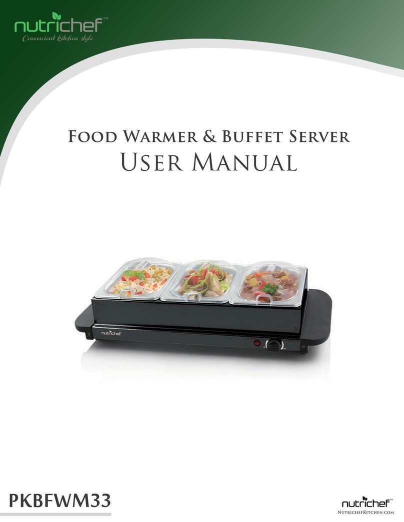 NUTRICHEF PKBFWM33 user manual