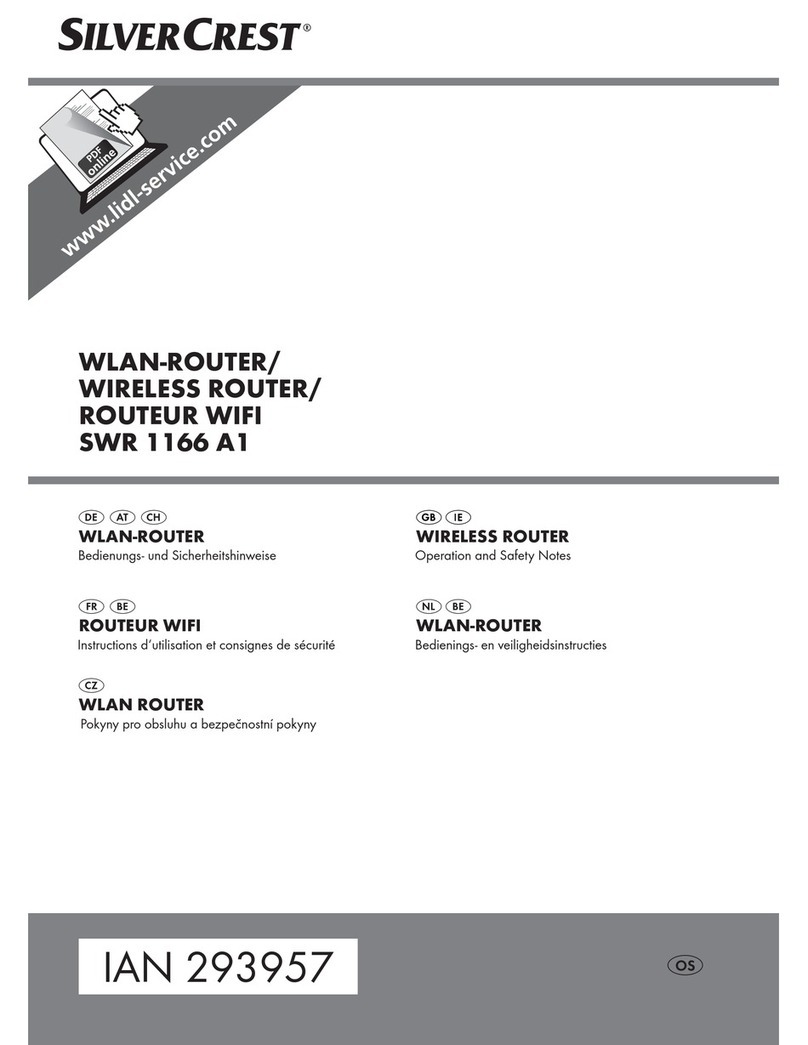 Silvercrest SWR 1166 A1 User manual