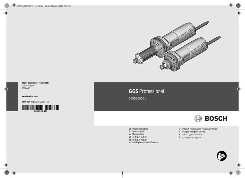 Bosch GGS Professional 5000 User manual