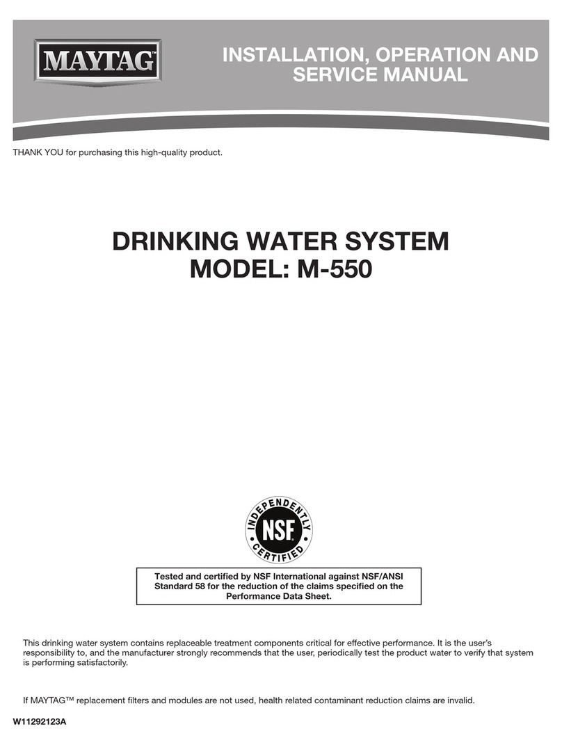 Maytag M-550 Operation and service manual