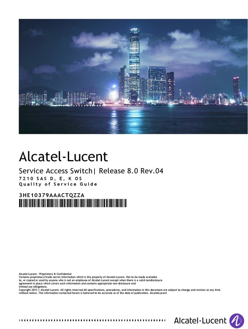 Alcatel-Lucent 7210 SAS Series User manual