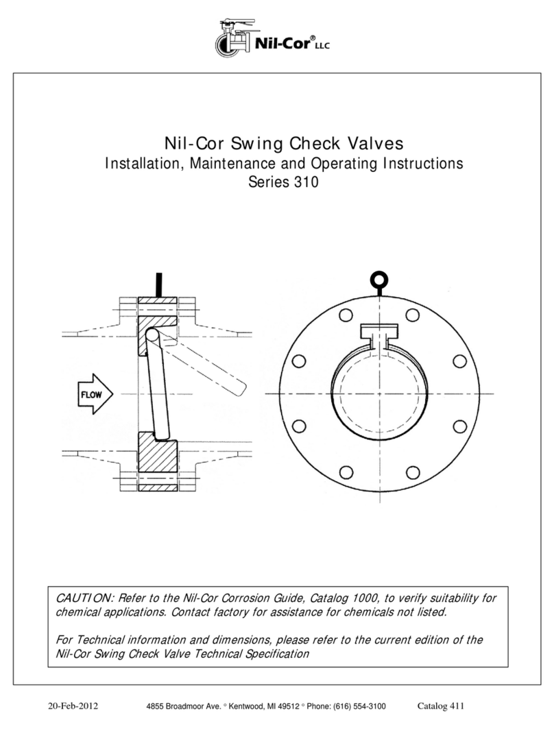Nil-Cor 310 Series Operating and maintenance manual