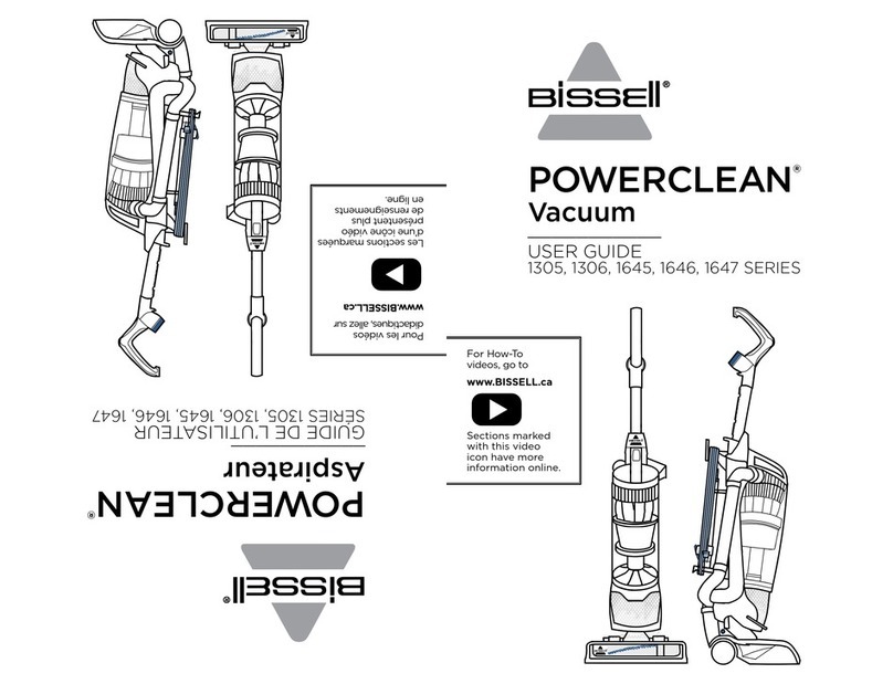 Bissell Powerclean 1306 Series User manual