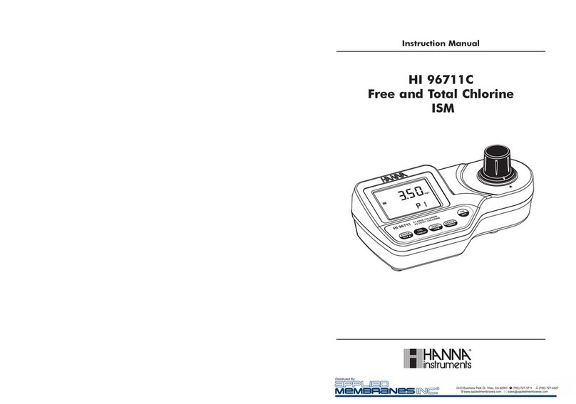 Hanna Instruments 96711C User manual