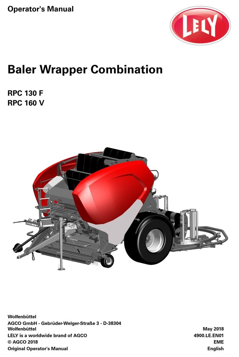AGCO LELY RPC 130 F Original Operator's Manual