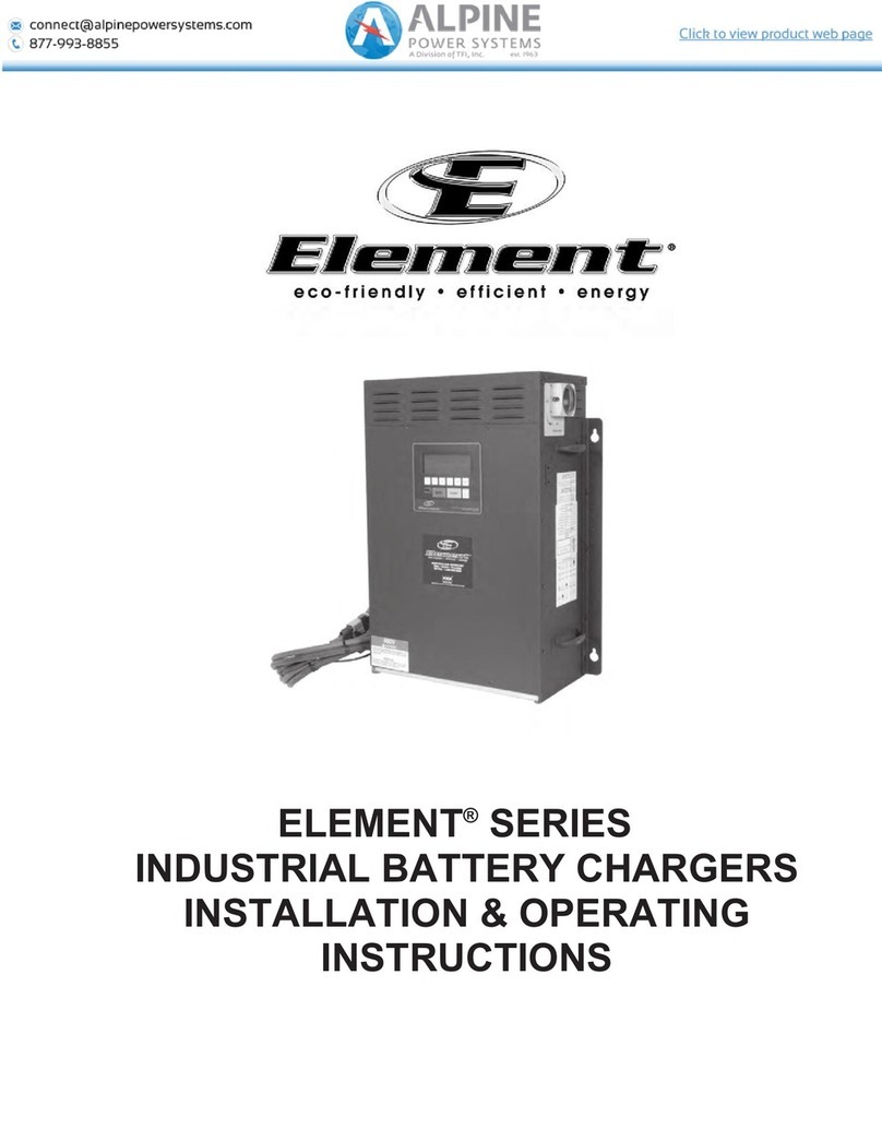 Exide GNB ELEMENT Series Installation & operating instructions