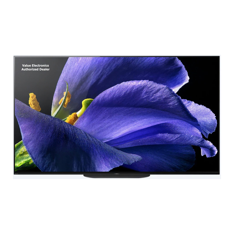 Sony BRAVIA KD-65A9G User manual Sony BRAVIA KD-65A9G User manual