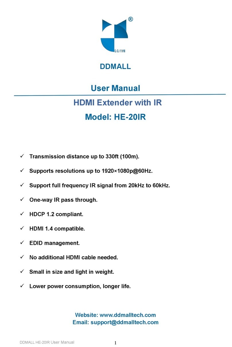 DDMALL HE-20IR user manual
