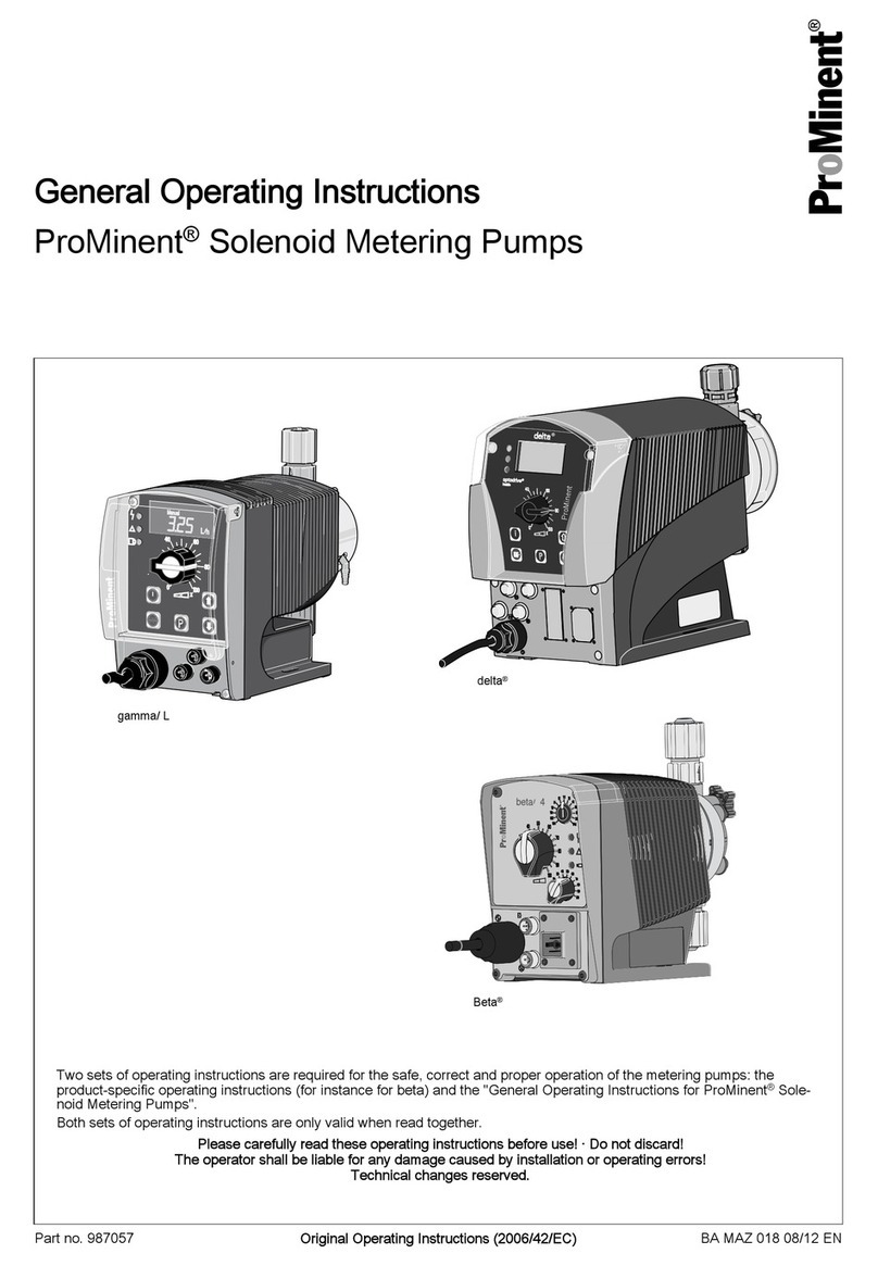ProMinent delta Operating instructions