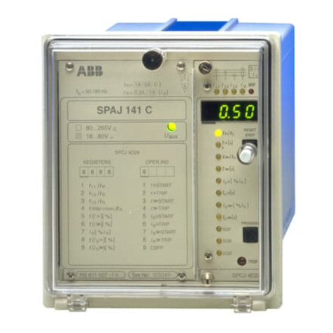 ABB SPAJ 141 C Parts list manual