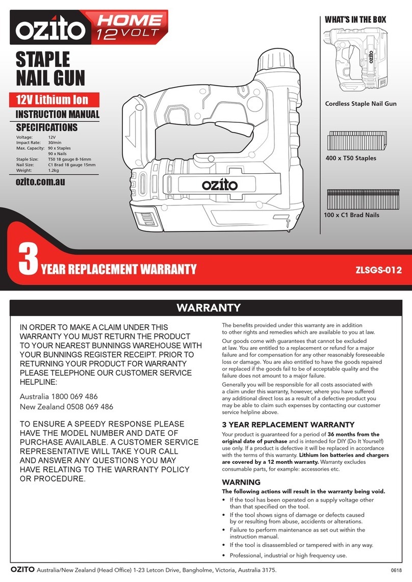 Ozito ZLSGS-012 instruction manual