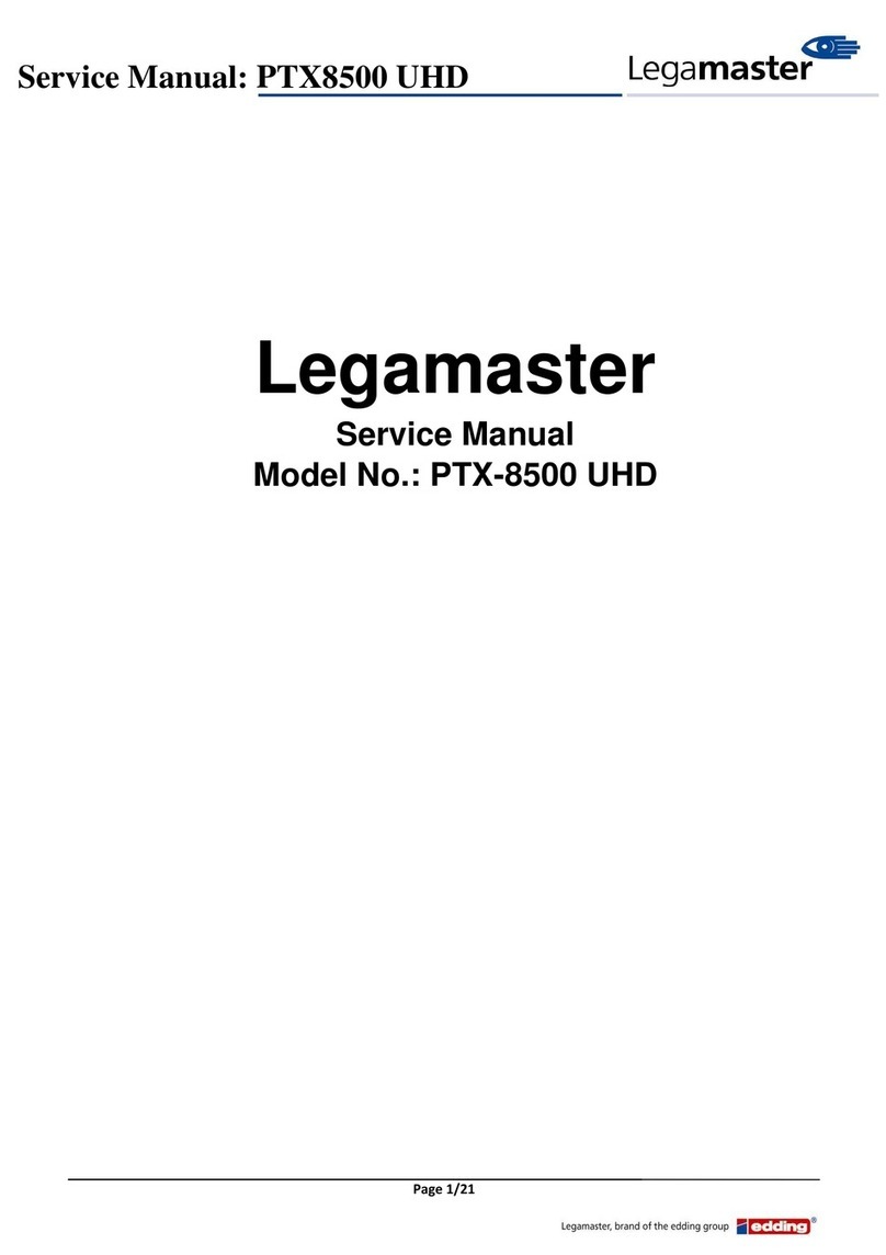 Legamaster PTX-8500 UHD User manual