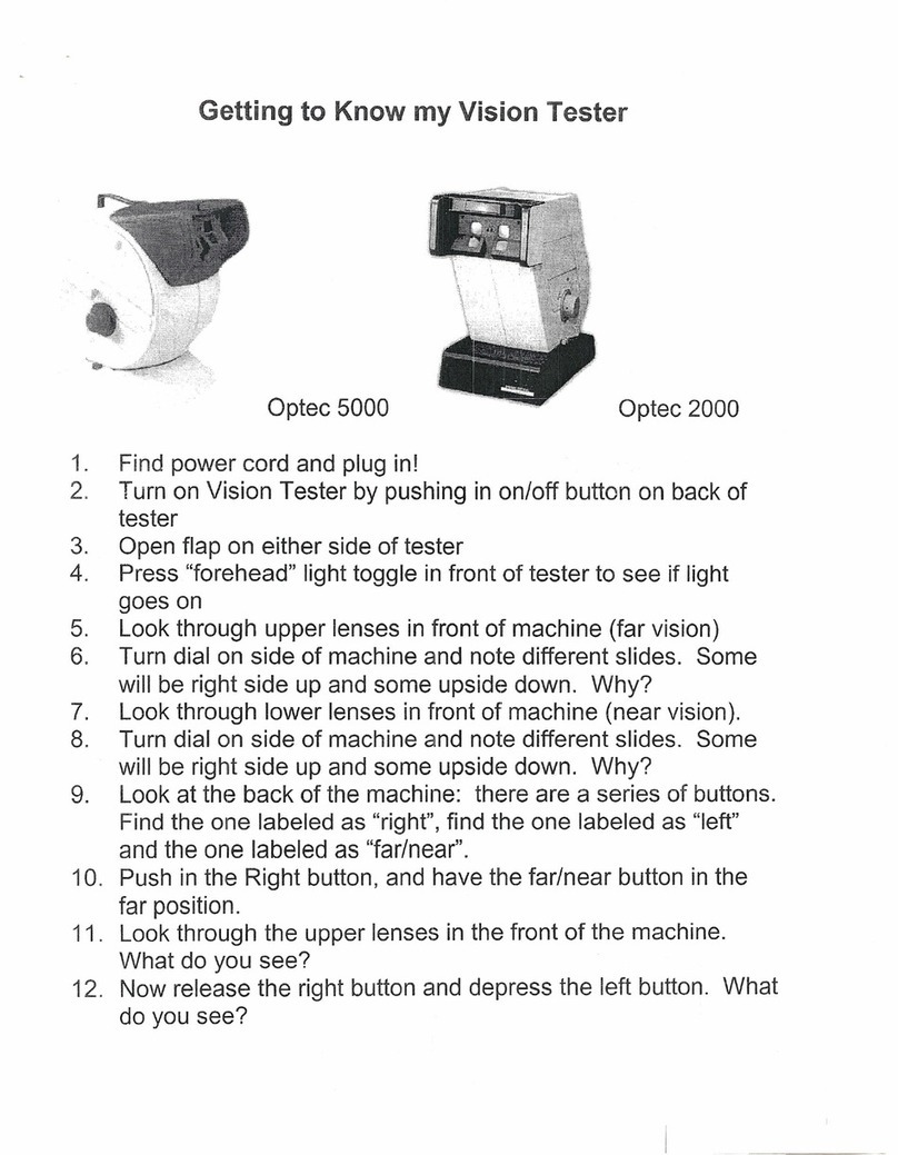 Optec 5000 Getting to know