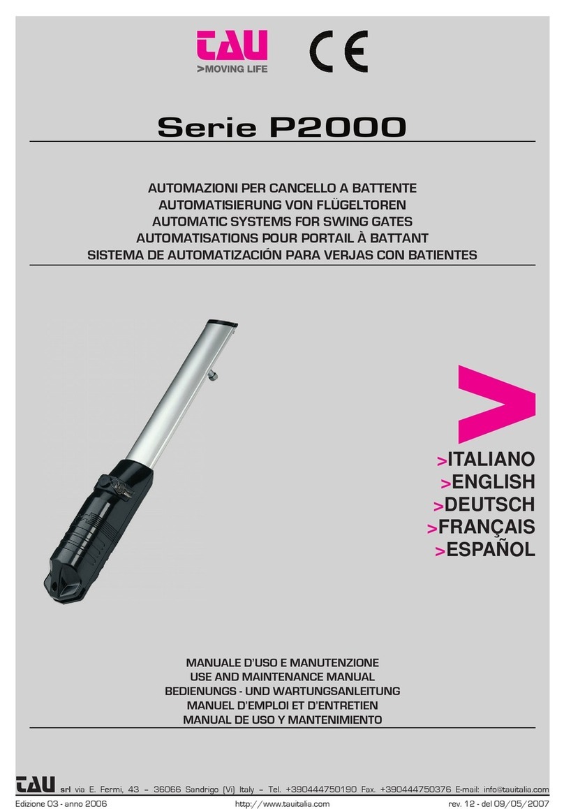 tau P2000 Series User manual