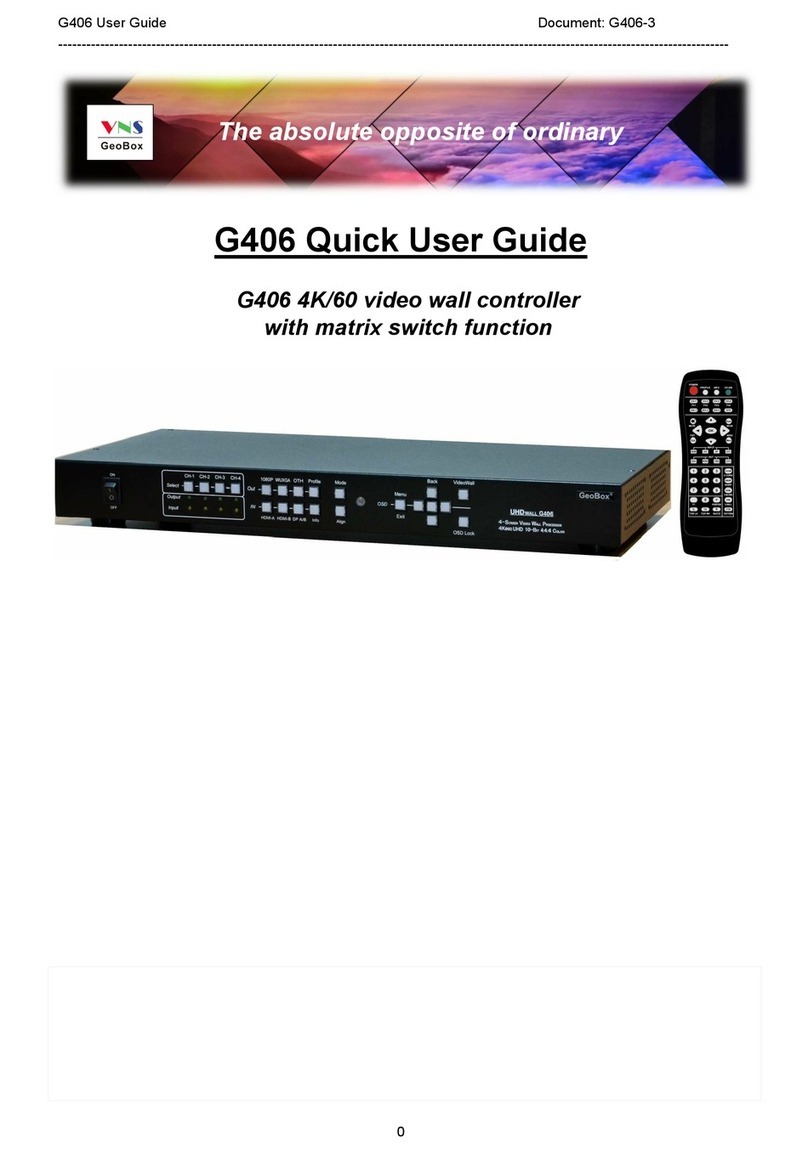 VNS GeoBox G406 Instruction manual