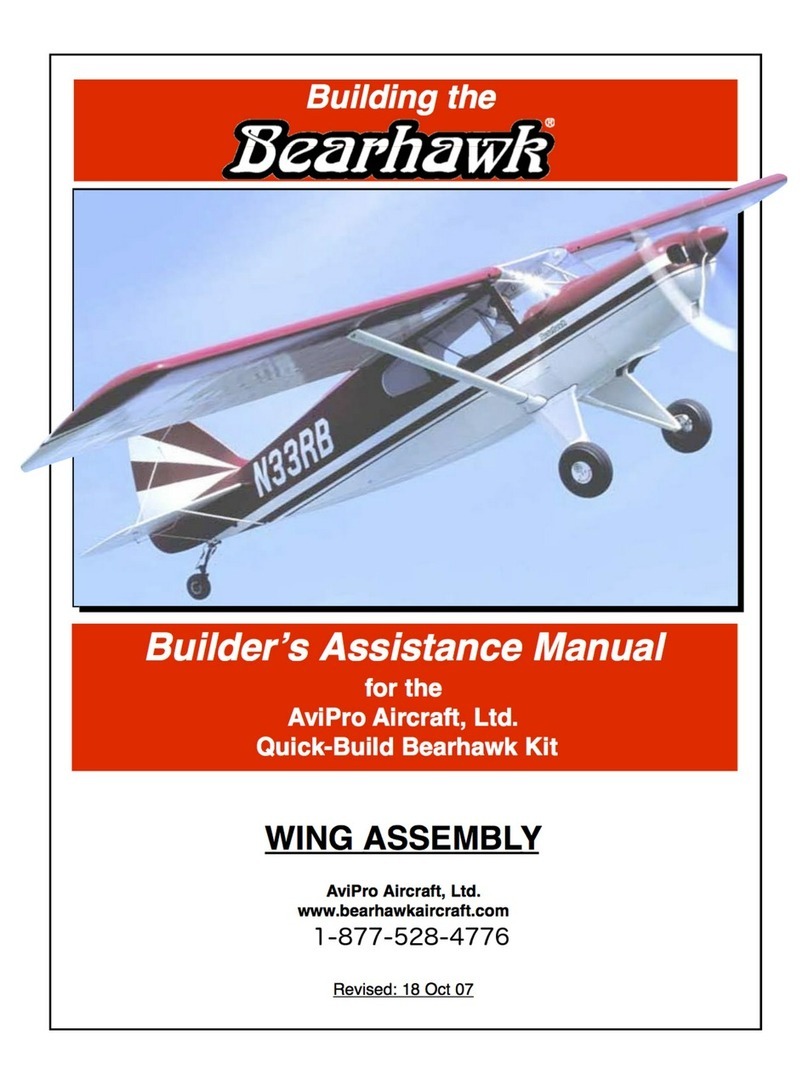 AviPro Aicraft, Ltd. Bearhawk N33RB Builder's Assistance Manual AviPro Aicraft, Ltd. Bearhawk N33RB Builder's Assistance Manual