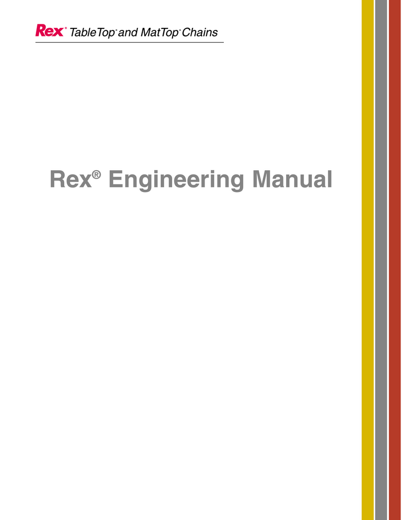 Rexnord REX TableTop Series Engineering manual