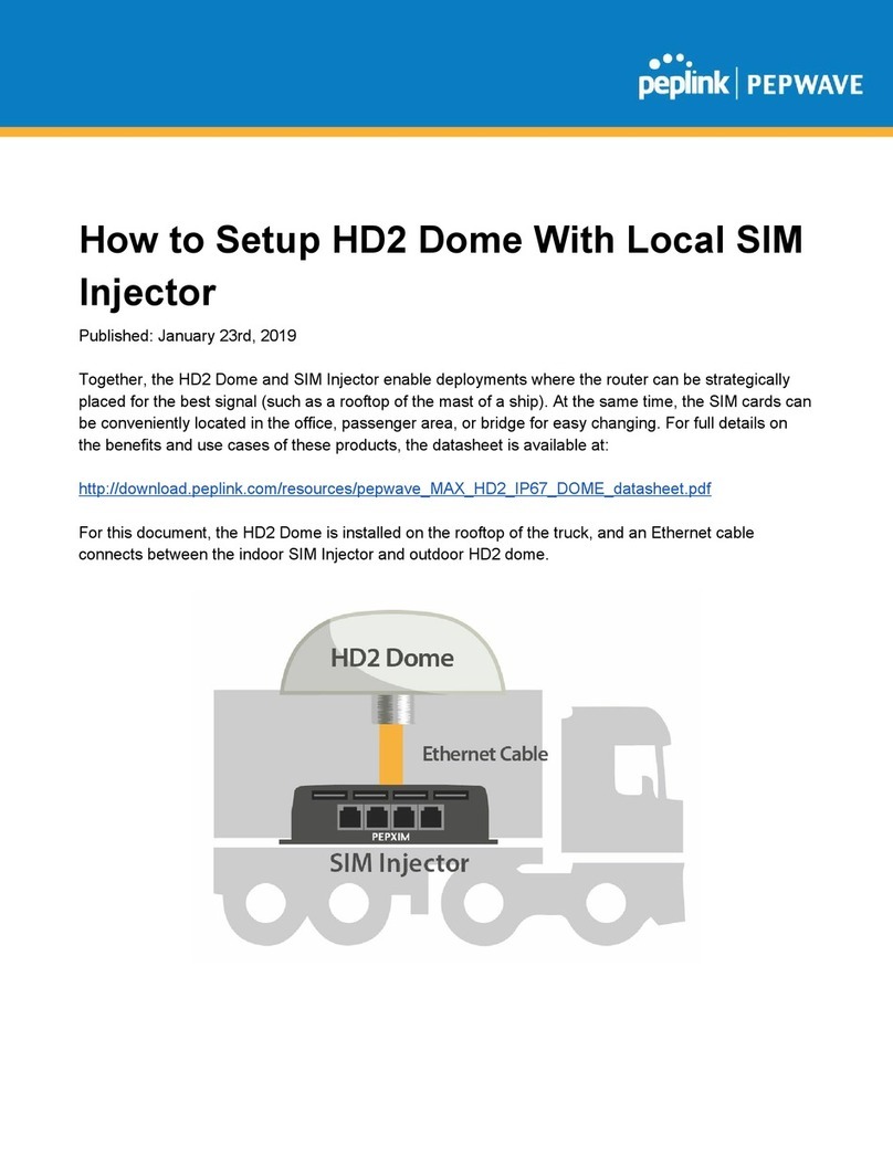 peplink MAX HD2 Dome User manual peplink MAX HD2 Dome User manual