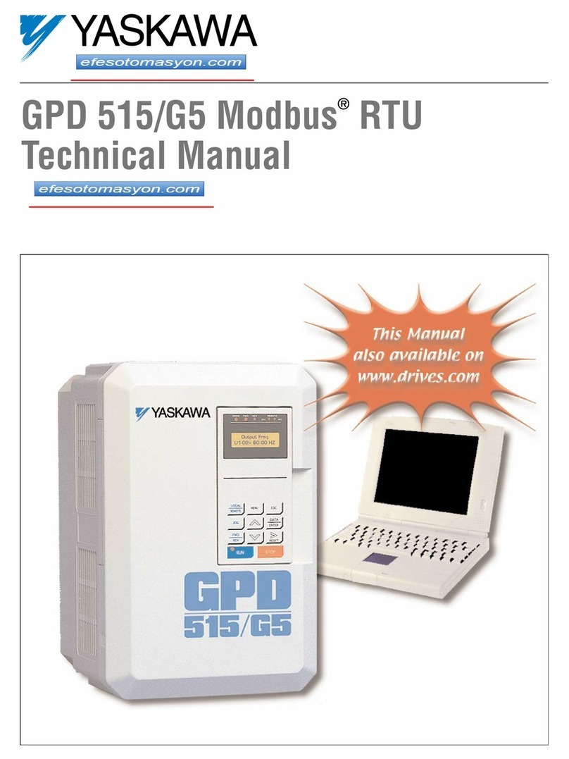 YASKAWA GPD 515/G5 Modbus RTU User manual