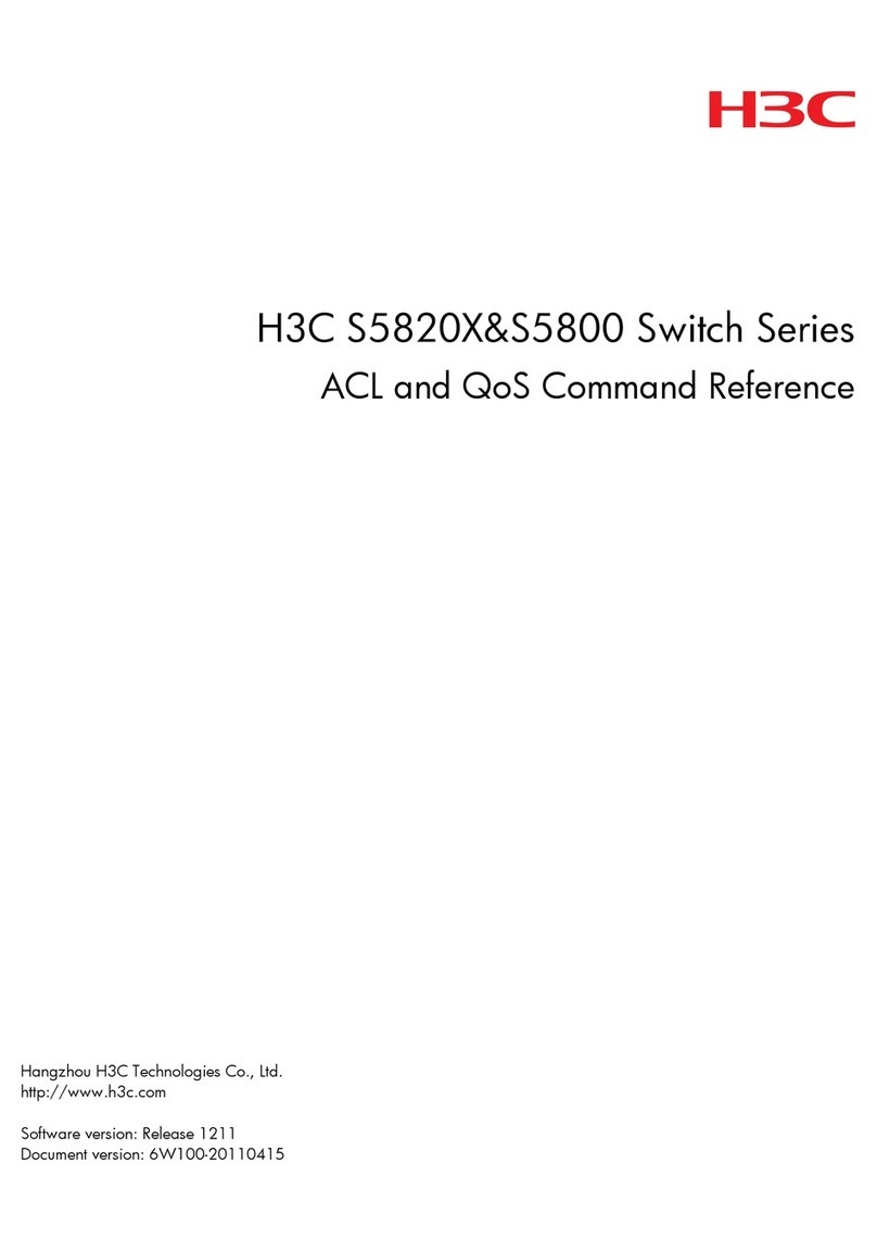 H3C s5820x series Installation manual