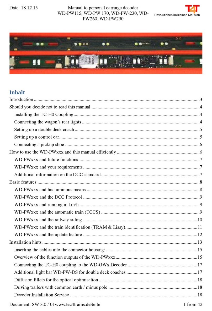 T4T WD-PW Series User manual
