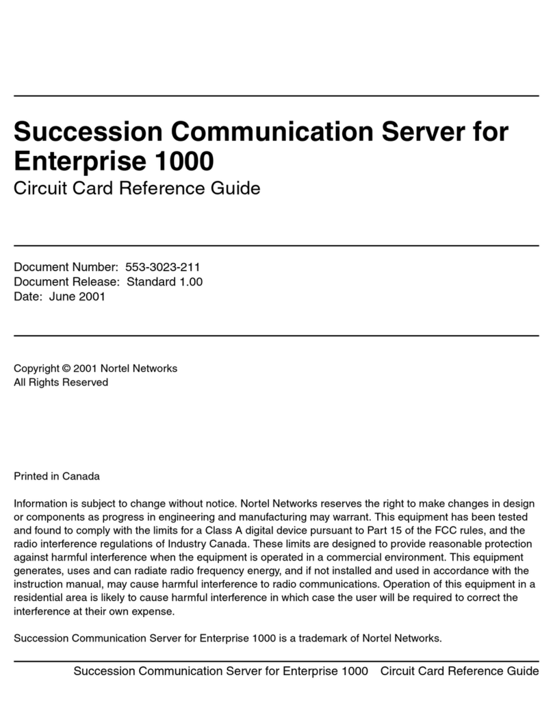 Nortel 1000 Con?guration guide reference guide