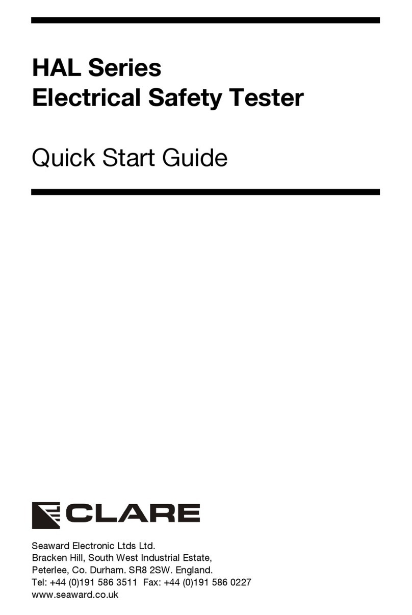 clare HAL Series User manual