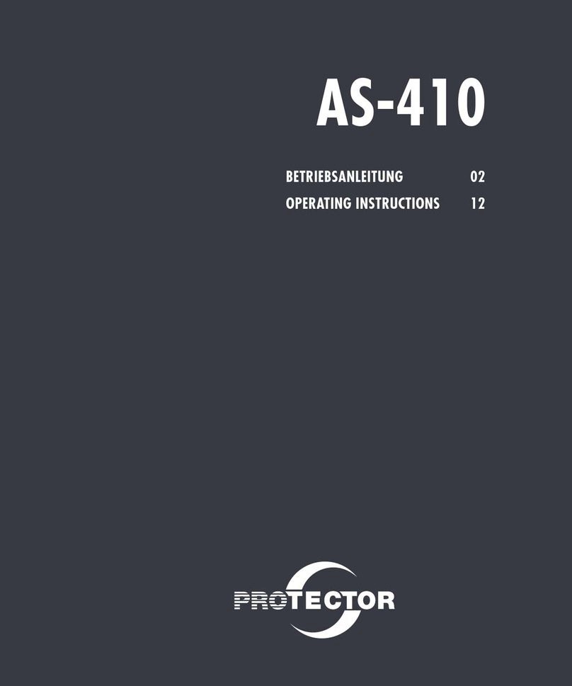 Protector AS-410 operating instructions Protector AS-410 operating instructions