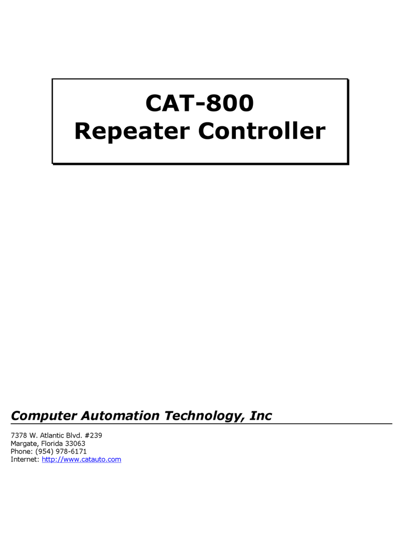Computer Automation Technology CAT-800 User manual