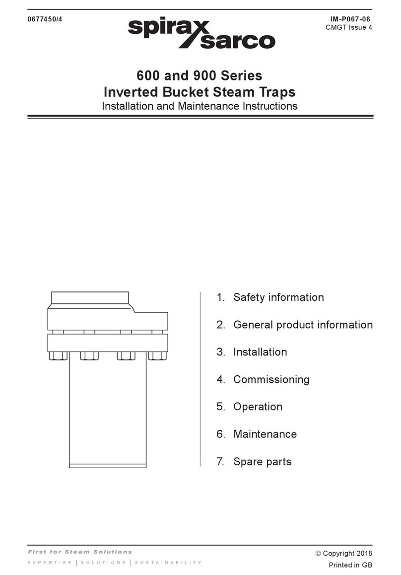 Spirax Sarco 600 Series User manual