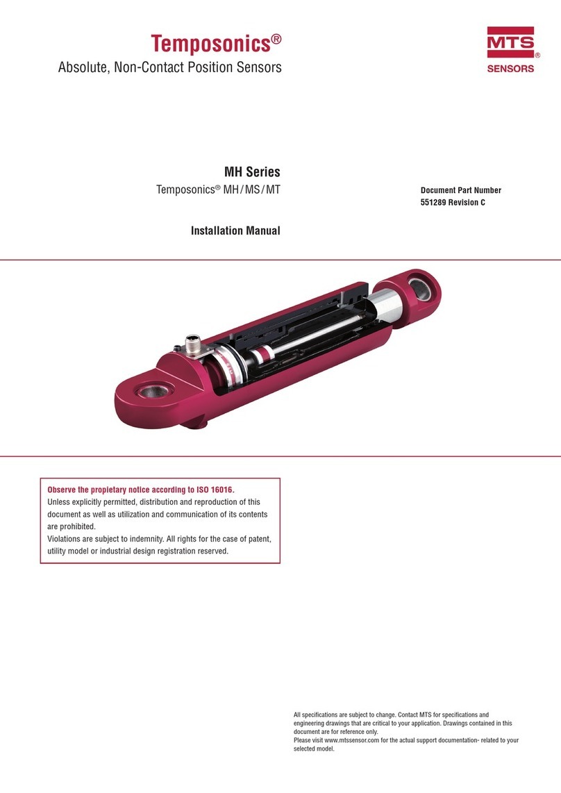 MTS Systems Temposonics MH Series User manual
