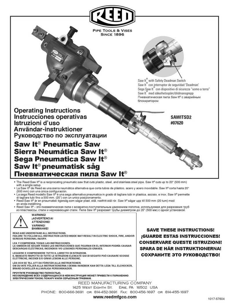REED Saw It SAWITSD2 operating instructions