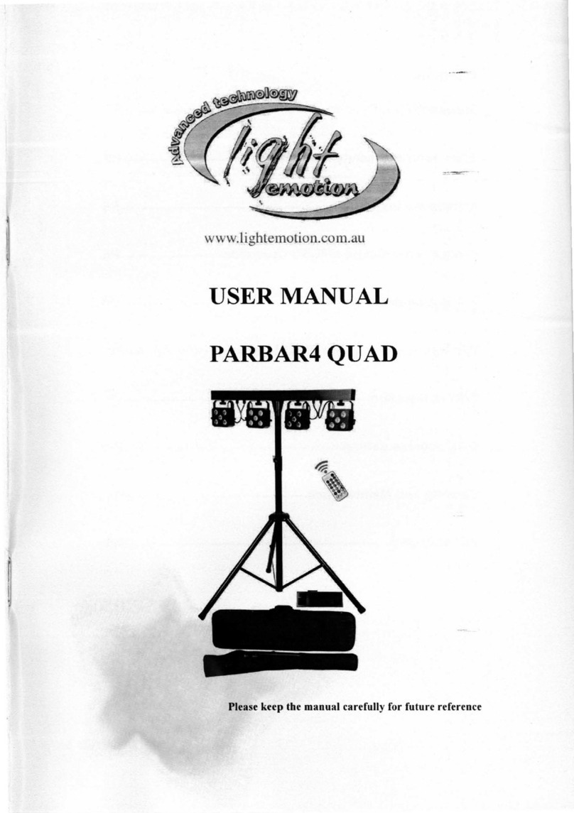 Light Emotion PARBAR4 QUAD User manual
