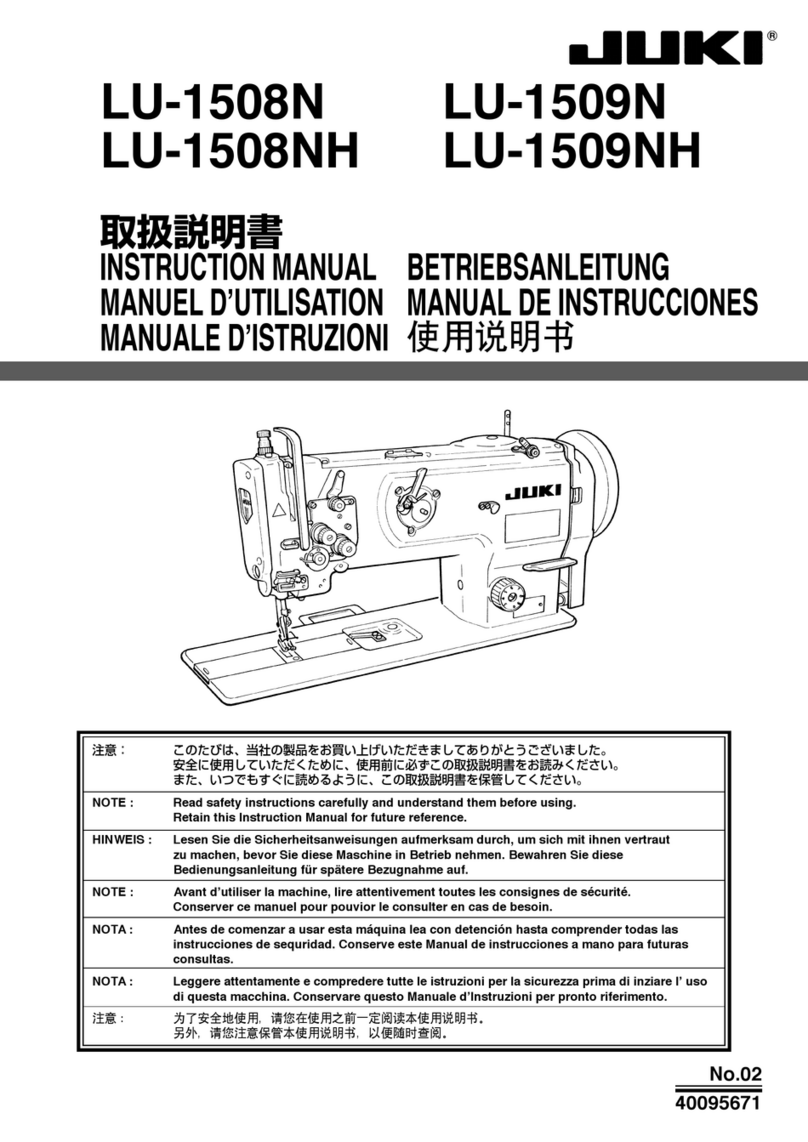 JUKI LU-1508N User manual