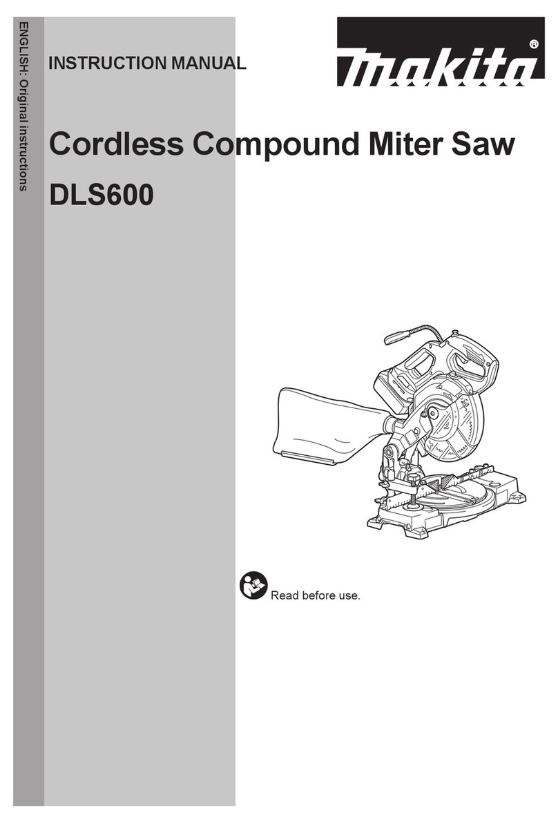 Makita DLS600 User manual