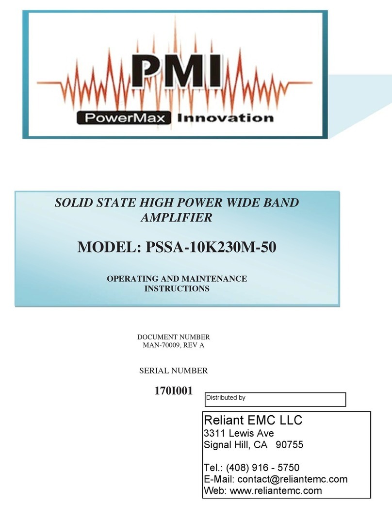 PMI PSSA-10K230M-50 Operating and maintenance instructions