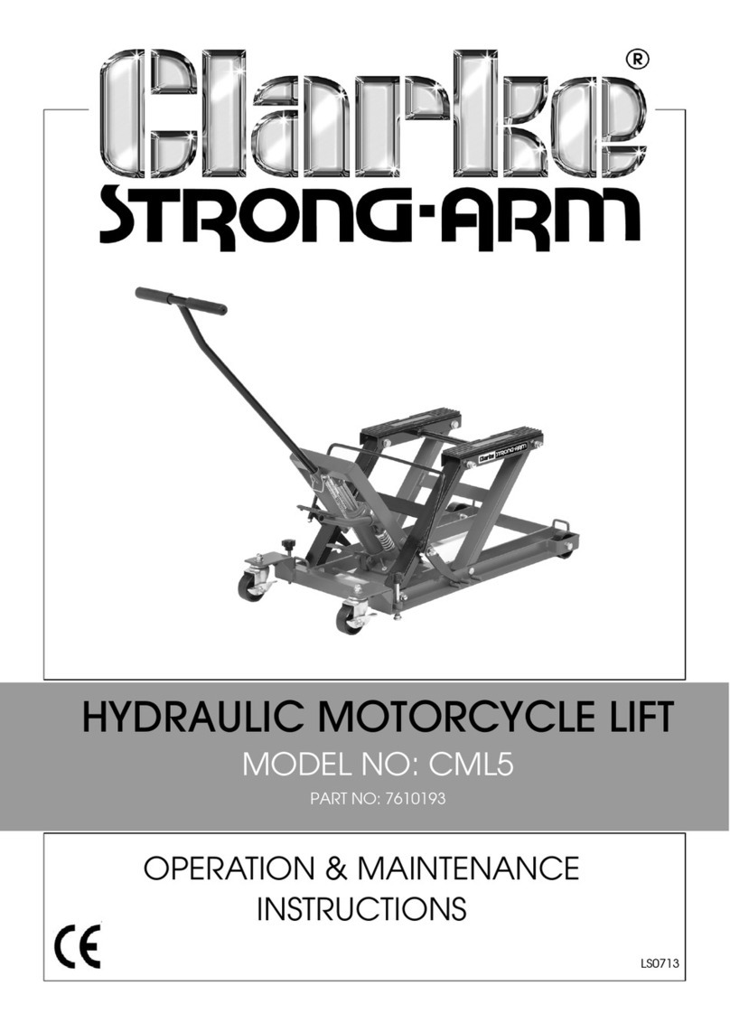 Clarke CML5 Operation, maintenance & instruction manual